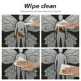thumbnail image 4 of WYYP  Mystical Gothic Moth Round Waterproof Table Cover Elastic Edged Tablecloth Wipeable Table Mat for Indoor Outdoor Kitchen Party,Medium White, 4 of 7