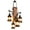 Model C, variant on IMeshbean Rustic Farmhouse Furniture Wood Chandelier Pendant Light