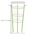 thumbnail image 2 of 2 Pcs Tomato Cage Plants Support, Trellis Climbing Ring Cage Stand for Pepper Eggplant Tomato Flowers, 2 of 9