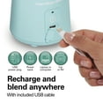 thumbnail image 6 of Hamilton Beach Blend Now Portable Personal Blender for Smoothies with Travel Lid, 16 oz, Aqua, 6 of 13