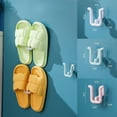 thumbnail image 3 of Non-punched bathroom simple slippers hook wall mounted bedroom neat shoe rack, 3 of 4