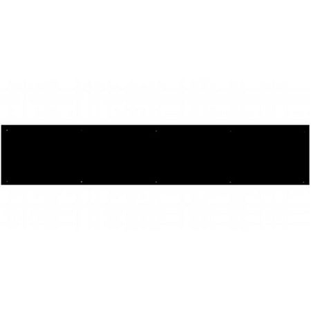 

Brass Accents A09-P0640-622MAG 6 x 40 in. Magnetic Mount Weathered Flat Black Kick Plate