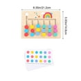 thumbnail image 3 of KTTECTOA Wooden Multichannel Colorful Balls Walking Puzzle Board Teaching Four Color Balls Walking Game Mind Thinking Training Holiday Gift Clearance Birthday Gifts Canada Days Cute Stuff, 3 of 6