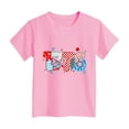 thumbnail image 4 of CZHQWE Girls Plain T Shirts Size 7 Girls Clothes Girls Short Sleeve T Shirts Kids Summer Tops Crewneck Tees 13-14 Years Pink, 4 of 4