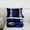 Blue 02, variant on Feelyou Blue Stripes Buffalo Full Size Comforter Sets, Simple Fashion Bedding Sets, 3pcs