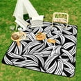 thumbnail image 6 of Bohemian Pattern Waterproof Picnic Blanket with Foldable Zipper, Suitable for Outdoor Use, Suitable for Travel, Camping, Beaches, Parks, Grasslands, Picnic Blanket Accessories, 6 of 7