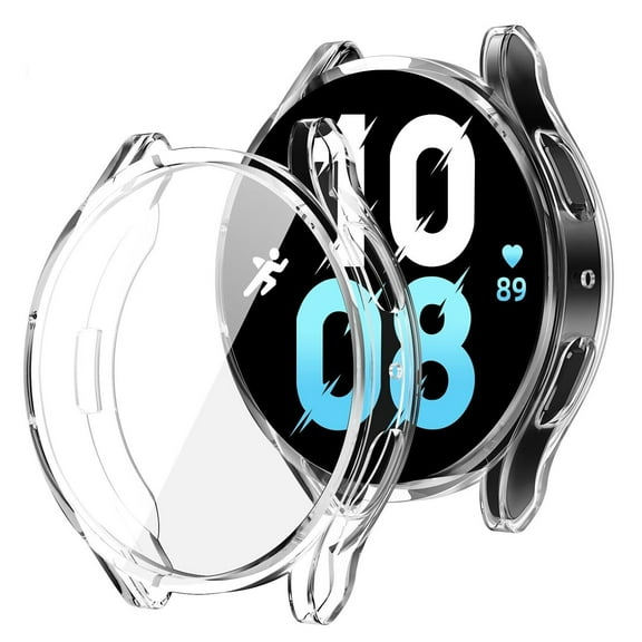 BISEN For Samsung Galaxy Watch 5 (40mm) Case, Clear TPU Protective Cover Armor, Shock Adsorption, Drop Protection