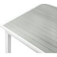 thumbnail image 4 of Meridian Furniture Nizuc Grey Wood Outdoor Patio Extendable Dining Table, 4 of 11