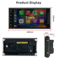 thumbnail image 3 of RoverOne 2G+32G Car Stereo Head Unit Bluetooth CarPlay Android Auto Radio GPS for Toyota RunX 2003- 2006, 3 of 9