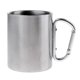 thumbnail image 2 of Copa de camping al aire libre Taza de Portàtil con Mosquetón Accesorios para ejercicio Acampada de material acero Inoxidable 300ml, 2 of 6