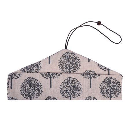 

Cotton Tableware Bags Travel Portable Chopsticks Fork Storage Bag Foldable Cutlery Bags(Pattern C)
