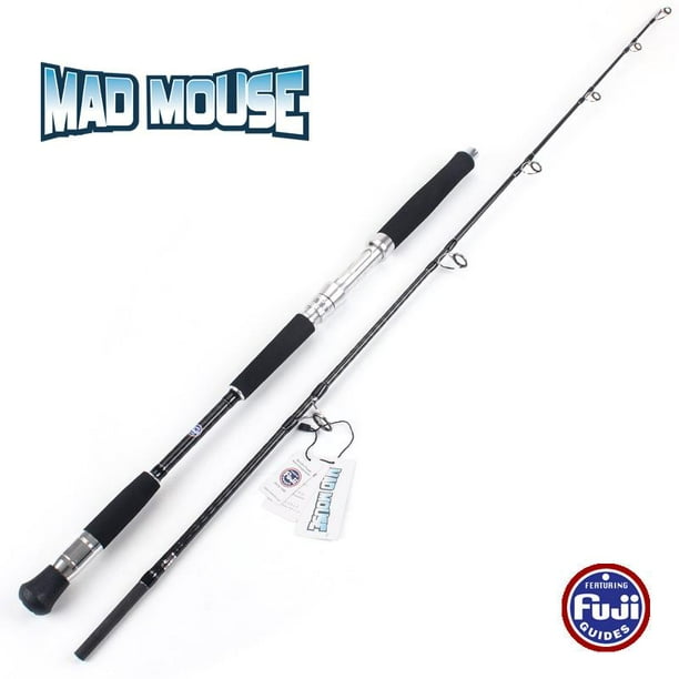 MAD MOUSE New Japan Fuji Guides Cross Carbon Jigging Rod 1.68m 1.9m  Different Hardness 37KGS Boat Rod Jig Rod Ocean Fishing Rod 