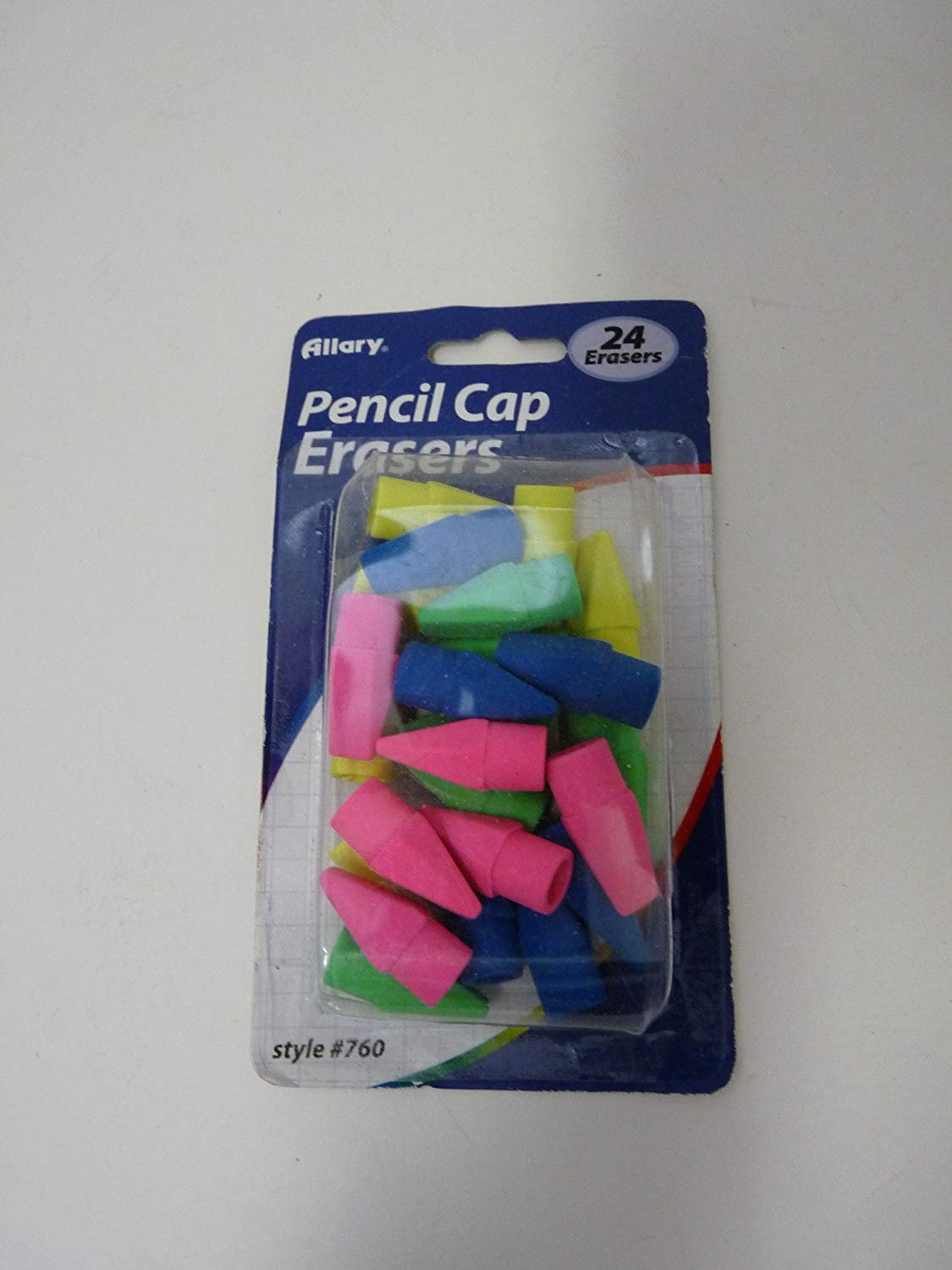 Allary Pencil Cap Erasers Pack of 24