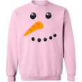 thumbnail image 2 of Inktastic Snowman Face Adult Sweatshirt, 2 of 4