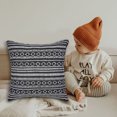 thumbnail image 2 of Soft Zippered Boho Decorative Striped Throw Pillow Covers for Bedroom, 2 of 4