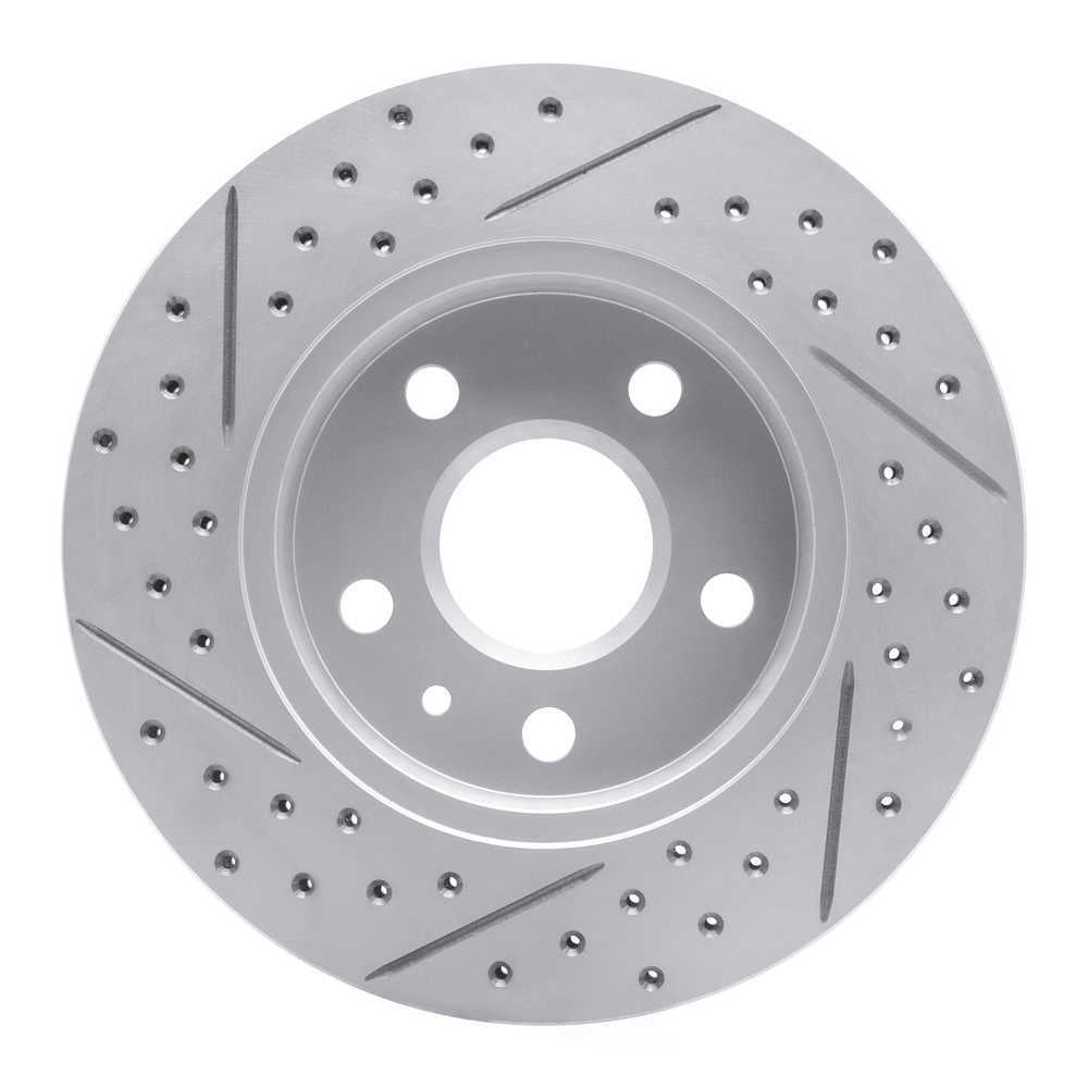 Dynamic Friction Company 830-45014R DFC Geoperformance Rotor - Drilled and Slotted