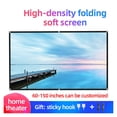 thumbnail image 2 of 16:9 High Density 100 Portable Projector Screen Curtain Projection Screens for Home Outdoor Office Projector ,Wrinkle-Free, 2 of 7