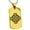 Gold, variant on Stainless Steel Celtic Cross Rune Knot Engraved Dog Tag Pendant Necklace
