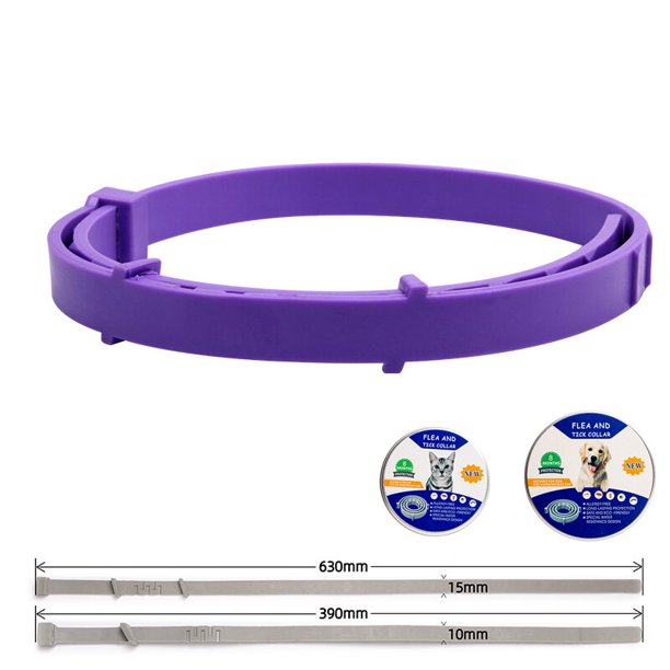 Collar antipulgas para perros y gatos, Collar antimosquitos, antigarrapatas e insectos para cachorros, mascotas pequeñas, medianas y grandes, accesorios de protección de 8 meses LIUWENJING unisex
