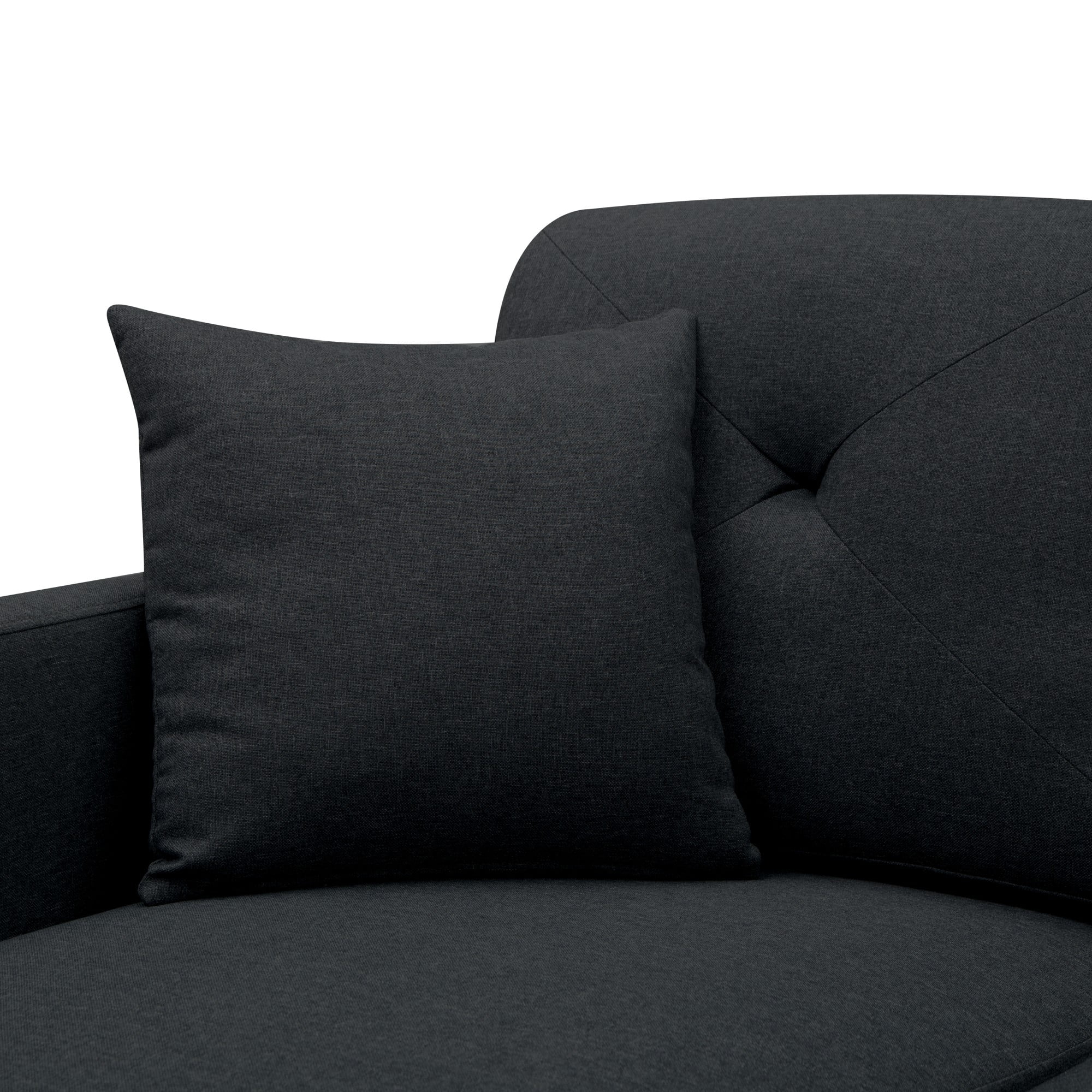 Gewnee 99.2”U-Shaped Modular Modular Combination Sofa with Storage Ottomans,Modern Large-Sized Sofa,Suitable for Living room(Black)