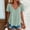 *Army Green, variant on ClodeEU Women's Crochet Trim V Neck Short Sleeve Top ,Breathable Casual Blouse Yellow,Womens Plus XXL