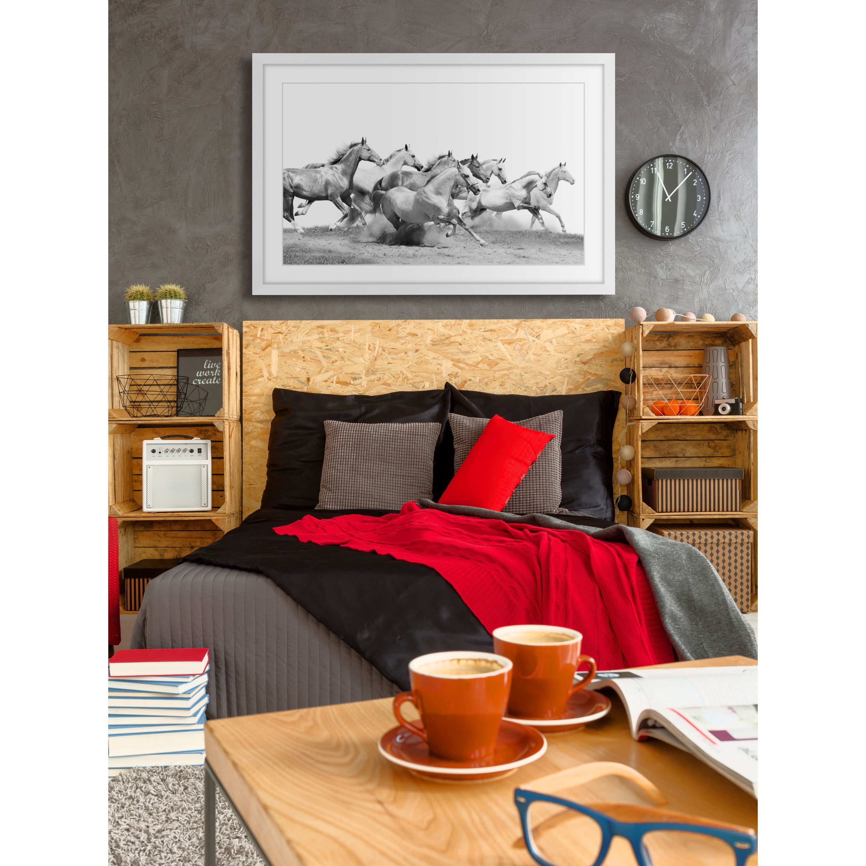 Marmont Hill 'Horseplay' Framed Photographic Print on Paper