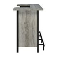 thumbnail image 4 of Pemberley Row Engineered Wood Gray Driftwood Bar Unit Rectangular 70.75"W Unassembled, 4 of 7