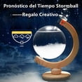 thumbnail image 3 of Indoor Outdoor Use Atmospheric Pressure Indicator, Hand Crafted Glass With Chemical Crystal Changes, Elegant Decorative Bottle For Weather Pattern Transformation, Symbol Of Love, 3 of 5