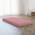thumbnail image 5 of Strawberry Foldable Mattress, Flowers Fresh Fruit Art, 74.8" x 39.4", Pastel Pink White, by Ambesonne, 5 of 6