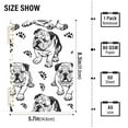 thumbnail image 3 of Spiral Notebooks 60 Sheets 120 Pages A5 Journal Notepad 8.3x5.7 Inch Thick Adjustable College Ruled Paper English Bulldog with Paws, 3 of 8