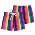 thumbnail image 4 of WOLLED Toddler Baby Boys Girls Cartoon Floral Printed Sport Shorts Kids Beach Shorts Casual Hawaiian Swimming Short Pants for 2-8 Years Old, 4 of 9