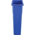 thumbnail image 3 of Dual Recycling Trash Container System, 23 Gallon, Blue, 3 of 5