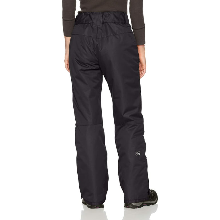 Arctix Women's Classic Ski Snow Pants, Black, Small Short