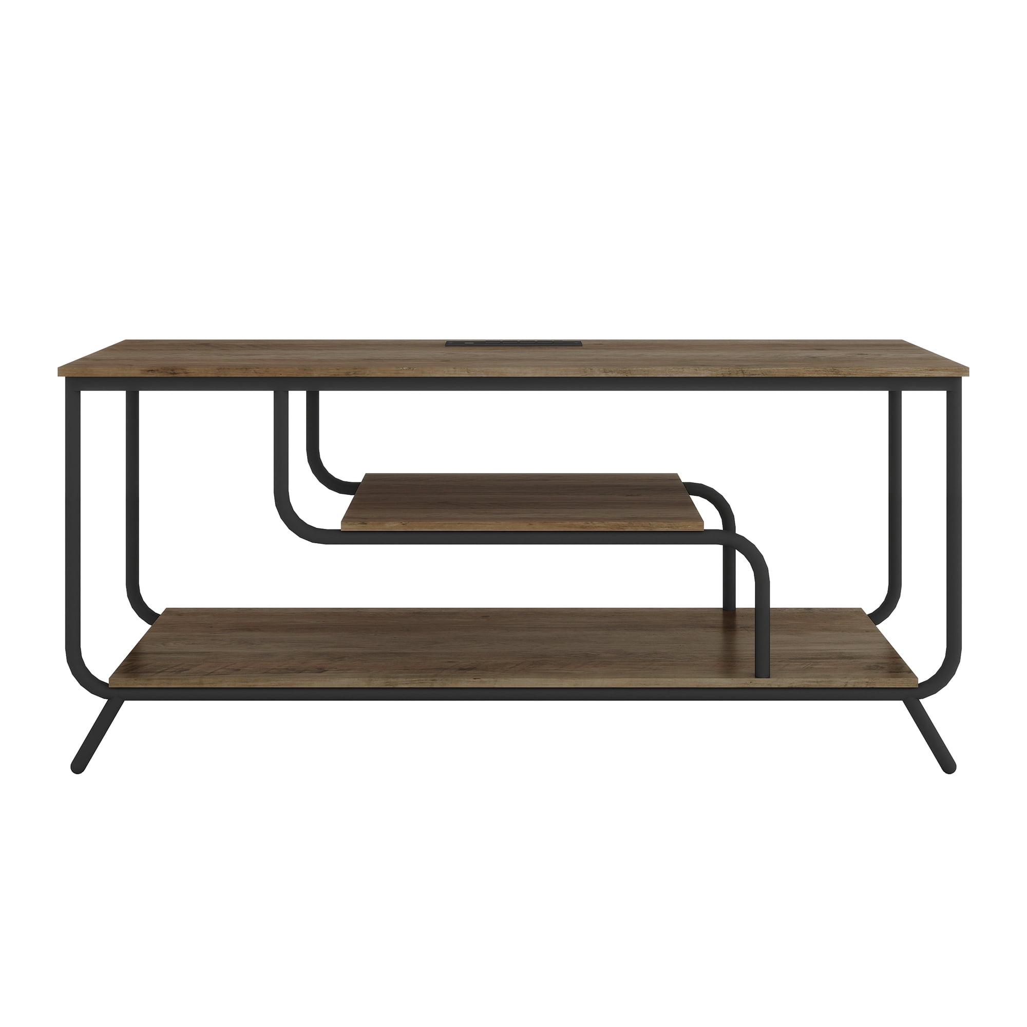 TV Stand, Media Console, Entertainment Center With Power Outlets USB Ports LED Light Strips For Living Room Bedroom TV Up To 55 Inch, Light Gray Modern Stand