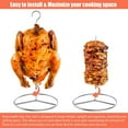 thumbnail image 4 of 6 Pieces Stainless Steel Vertical Skewer Set, (2x15''Skewers,2x9‘’Spikes& 2x6.25‘’Bases), Multifuntion Barbecue Spike& Poultry Hanger Set for Webber,Bronco, Pit Barrel,Green Egg Smoker,etc, 4 of 4