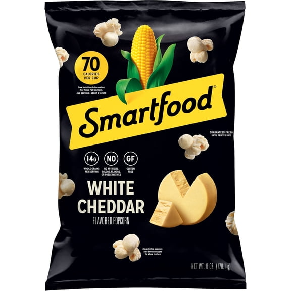 Smartfood White Cheddar Flavored Popcorn, 6 oz
