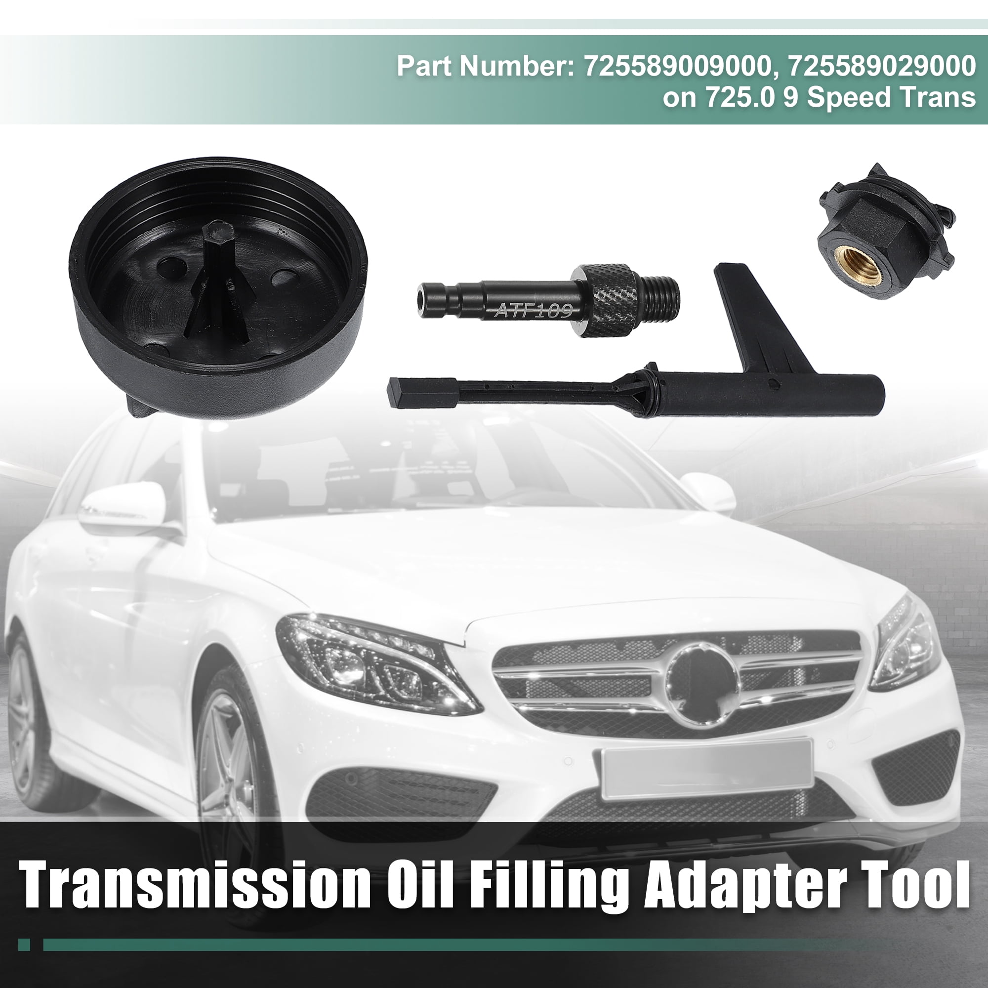 Unique Bargains Transmission Oil Filling Tool Adapter Set For Mercedes Benz 2015