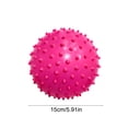 thumbnail image 6 of Pool Toys, 6 Inch Knobby Beach Ball for Teens and Adults, Inflatable Spiky Water Ball for Summer Swimming Pool Parties, Pink, 6 of 6