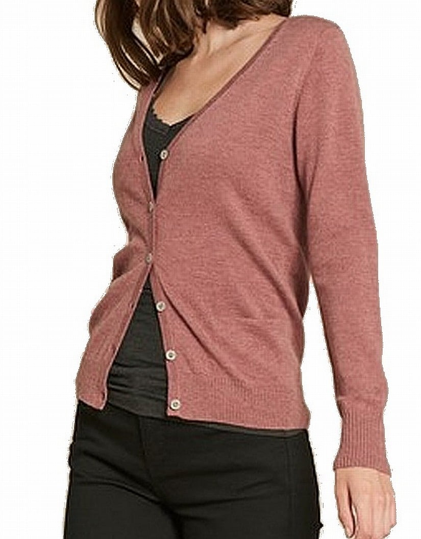 Fat Face Womens Sweater Salmon Cardigan Button Up Vneck 12 Walmart