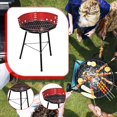 thumbnail image 1 of Parrilla de carbón para barbacoa, multifuncional, portátil, pequeña, resistente, para exteriores, redonda, para fiestas, patios, playas, balcones y, 1 of 8