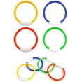 thumbnail image 1 of 8 Pcs Dive Rings Underwater Swimming Pool Toy Rings-5 1/2 Inch Diameter, 1 of 8