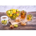thumbnail image 3 of STP GOODS Lemon Glass Mug Set of 4 11.1 fl oz (330 ml) Tea Mugs for Hot Beverages Coffee and Tea Mugs for Latte Cocoa Chocolate Glass Drinkware Service for 4, Clear Yellow, 3 of 8