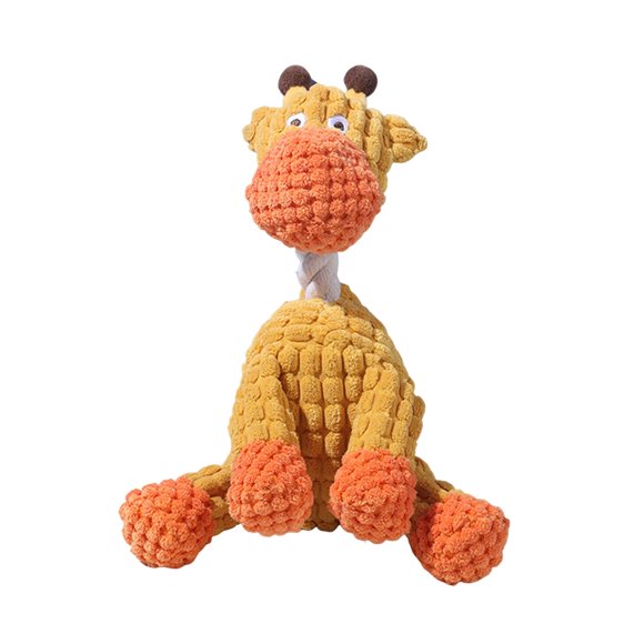 Visland Donkey Pet Sounding Toy Puppies Small Medium Dogs Interactive Plush Toy Squeaky Chewable Reduce Stress Pet Doll
