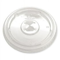 Fabri-Kal LKC1220FX X-Slot Greenware Cold Drink Lids Fits 12 oz. to 20 oz. Cup (1000/Carton)