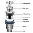 thumbnail image 2 of Double Sink Drain Kit Space Saving Kitchen Sink Drain Kit, 2 of 4