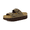 Brown, variant on Plane Comfortable Platform Womens Sandals with Double Buckle Straps and Genuine Suede Cushioned Footbed, Wide Widths Available