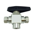 thumbnail image 1 of Valve à Bille en Acier Inoxydable 316L 1/4 Pouces Femelle 3 (Trois) Valve à Bille pour Distributeur, Longue Durée, 1 of 4