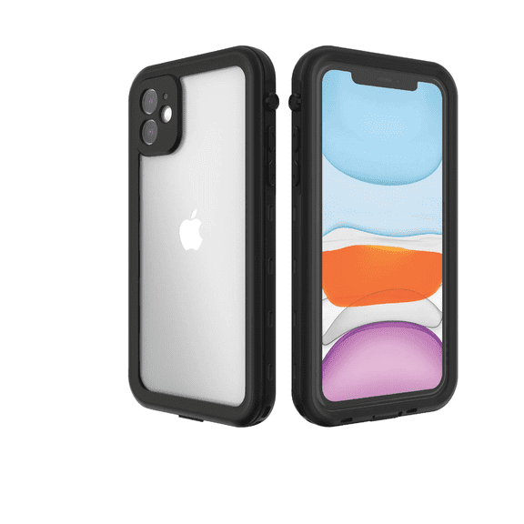 Open Box Body Glove 9759906 Tidal Waterproof Phone Case for iPhone 11, Black/Clear