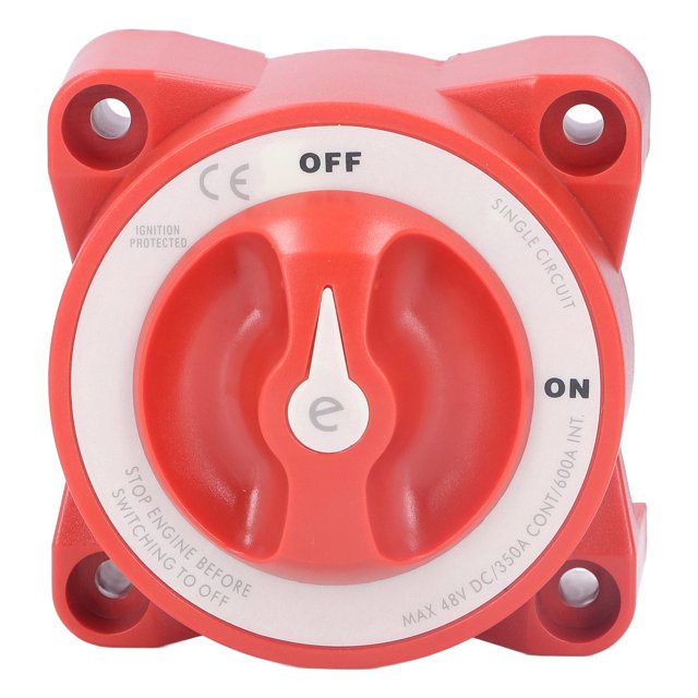 Battery Power Cut Master Switch,350A Battery Switch ON/Off Battery Switch O Off Battery Disconnect Isolator High Capacity