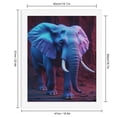 thumbnail image 2 of Paint by Numbers Kit for Adults, Majestic Blue Elephant Portrait Paint by Numbers, Easy Paint by Numbers Kit for Adults Beginner, DIY Adult Paint by Number Kits on Canvas, Home Decor, 2 of 7